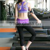 Ladies Lycra /Ployamide Fitness Yoga Wear Plain Hot Sex Women Sport Bra Top thumbnail-3