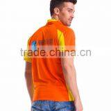 Design 2016 Scoop Bottom Printed Unisex Mesh Sport Polo t Shirt thumbnail-3