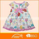 Flowerful Printing Baby Girl Cotton Dress thumbnail-1