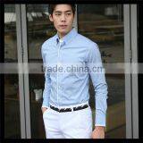 China Online Shopping Allmatch Light Color Plain Design Chiffon Long Shirt thumbnail-1