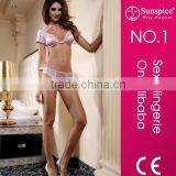 Hot Sexy Transparent Pink Teen Girls Sexy Lingerie thumbnail-1