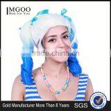 New Fashion Stylish Women Long Full Curly Cosplay Accessories Colorful Fantasy Women Party Halloween Wigs thumbnail-1