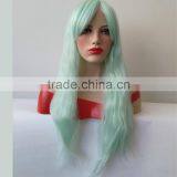 Italian Yaki African Women Full Lace Wave Hair Wigs Glueless Brazilian Virgin Lace Front Wigs thumbnail-3
