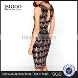 MGOO High Quality Wholesale New Arrival Women Sequin Vestidos China Elegant Evening Dress Bodycon Knee Length Dress #25106036 thumbnail-4