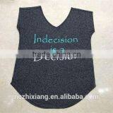 New Fashion AB Yarn Fabric Short Sleeve t Shirt thumbnail-4