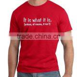 China Manufacture 160gsm 100% Ring Spun Cotton Custom T Shirt Printing thumbnail-5