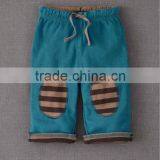 BABY PANT WITH STRIPED KNEE PATCHES thumbnail-1