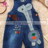 Wholesale Baby Jeans Children Denim Overalls Kids Carton Giraffe Fashion Jeans thumbnail-2