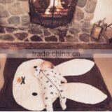 S65600A Kids Room Decor Play Mat Cute Children Kids Rabbit Blanket thumbnail-2