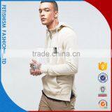 New Spring and Autumn Cotton Fashion Man Thin Solid Blank Alabaster Mens Hoodie Hoody thumbnail-1