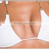 M863 Dingyang Fashion Sexy White Halter Metal Joint Split Bikini Swimwear thumbnail-4