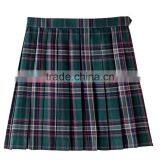 China Wholesales Skirts Short Plain Checked Girl School Uniform Skirt thumbnail-1