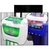 USA Made Igloo VTRIO Roller Cooler - 28 Quarts (41 Can Capacity), Features Non-marking Wheels and Telescopic Handle thumbnail-1