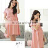2015 Summer Maternity Dress, Pregnant Dress, Short Sleeve Dress thumbnail-1