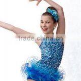 2015 Hot Sale Fancy Short Skirt -Biketard Tutu Dress Dance Costume thumbnail-1