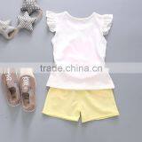 Wholesale Summer Printing Girls Kids Clothes Clothing Set thumbnail-5