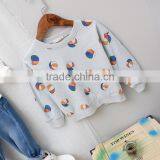 Wholesale Terry French Fabric Cotton Children Custom Printed Sweatshirt thumbnail-2