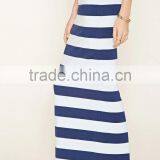 2017 Guangzhou Shandao Summer Oem Service New Design Fashion Stripe Women Pictures of Long Skirts thumbnail-2