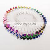 New Design High Quality Colorful Pearl Pin Needle With Round Head thumbnail-2