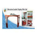 Red Flooring Cardboard Advertising Standee Frame for Kinder Environment Friendly thumbnail-1