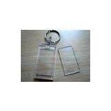 Blank Rectangle Acrylic Keychain thumbnail-1