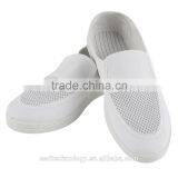 Antistatic Polyester Mesh Upper Leather Breathable Shoes With PVC Sole thumbnail-1