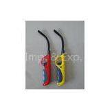 Red / Yellow Refillable BBQ Lighter With Bottom Valve ISO22702