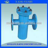 OEM industrial changeable sintered ss single diesel basket filter