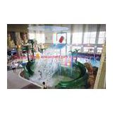 Water World Park Indoor Children Water Playground With Water Fall 8 * 4 * 6m