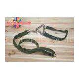 Nylon And Chain Martingale Choke Dog Training Collar Matching With Leash