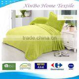 2015 Hot Super Soft Warm Beautiful 100% Plain Dyed Solid Blue Red Green Yellow Fleece Blanket Polyester thumbnail-1