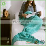 Hot Sale Plush Mermaid Tail Blanket For Kids For Adults