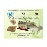 Semi Automatic Paper Corrugated Box Making Machinery 11kw Of Printing Slotting