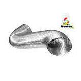 Aluminum Alloy Silver Round Semi-rigid High Flexible Telescopic Intake Duct thumbnail-1