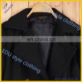 2017 Hot Selling Black Wool Coats Unisex Winter Clothes thumbnail-4