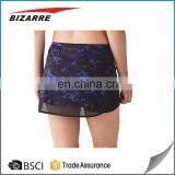 China Supplier Comfortable Yoga Shorts Women Mini Yoga Shorts With Side Tie thumbnail-3
