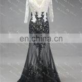 LN137 New Sexy See Through 3/4 Sleeves Real Samples Of Lace Evening Dress thumbnail-5