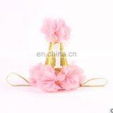 1 PCS Newborn Headbands Girls Hair Accessories Infants Flower Crown Headband Hair Bands Kids Birthday Gifts thumbnail-4