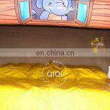 Obstacle Course Car Theme Inflatable With Jumping Area thumbnail-6