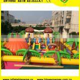 Customized inflatable fun city with interactive game Of New Structure
