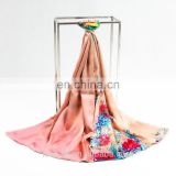 Hot sale fashion scarf 100% pure silk satin