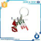 Top Quality Ornament Crystal Heart Shape Shaped Key Chains Keychain Metal thumbnail-3