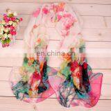 Wholesale China Mixed Color Silk Scarf Chiffon Georgette Scarves thumbnail-3