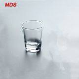 Glassware Wholesale Advertising Flat Machine-pressed Shot Glass thumbnail-4