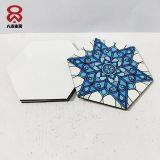 DYE Sublimation Image Printing Funny Christmas Felt Coaster thumbnail-2