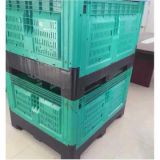 Foldable Large Container With Collapsible Plastic Pallet Box