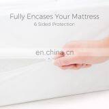 100% Polyester Knitted Elastic Fabric Bed Bug Proof Mattress Encasement With Zipper thumbnail-3