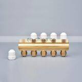 Home Heating System Copper Brass Intelligent Manifold With Flow Meter thumbnail-5