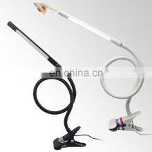Hot Sell Gooseneck LED Book Reading Light Flexible Arm Light USB Lamp With Clamp thumbnail-3