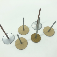 Insulation quilting support cup head pins